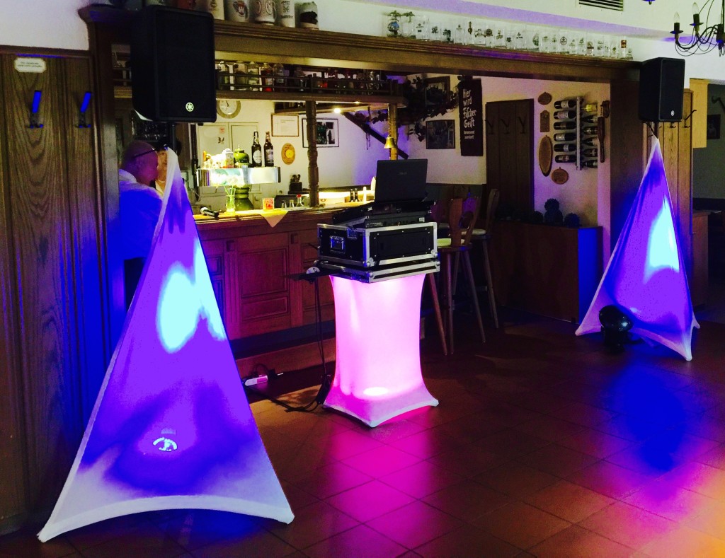 Silberhochzeit Waldhotel Mellestollen, DJ Saalfeld Carsten Riedel Technik Setup