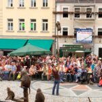 Pavianshow mit Maike und Jörg Probst, Stadtfest Werdau 2015