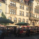 Carsten Riedel, Moderator, Stadtfest Werdau, Markt mit Rathaus
