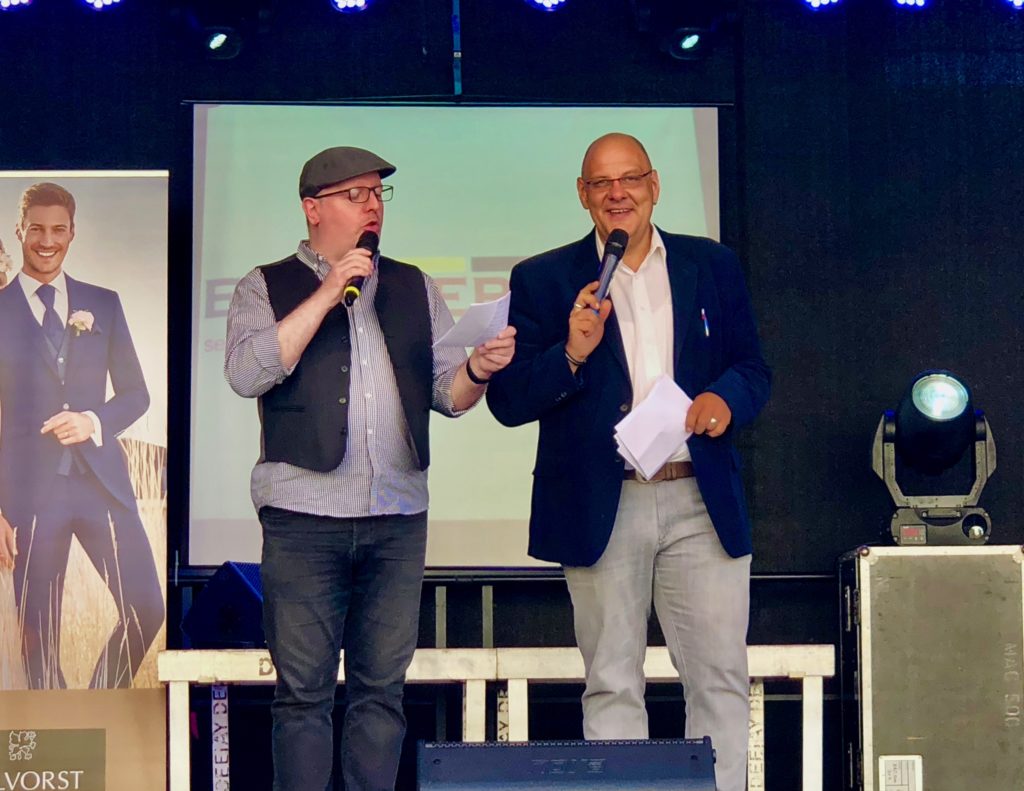 Stadtfest Werdau, Carsten Riedel und Nico Kutschenreuter, Moderation